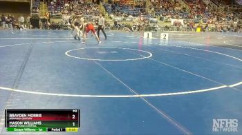 152 lbs Cons. Round 2 - Brayden Morris, Bismarck Century vs Mason Williams, Grand Forks Central