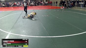 80 lbs Champ. Round 1 - Halo Roth, Perham vs Everett Priebe, Chatfield