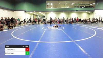 55 lbs Quarterfinal - Julian Campos, CA vs Deaglan Harrison, PA