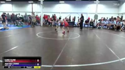 114 lbs Semis & 3rd Wb (16 Team) - Luke Cline, Missouri Red vs Matteo Crino, New York
