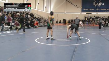 120 lbs Quarterfinal - Marcus Mizzone, Amity vs Artesio Whyte, New Milford