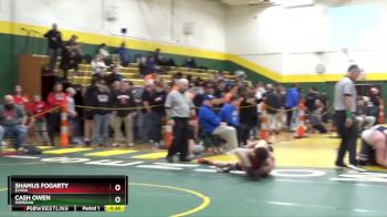 113 lbs Cons. Round 3 - Cash Owen, Sheridan vs Shamus Fogarty, Elyria