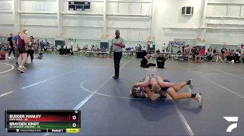 140 lbs Round 5 (6 Team) - Brayden Kindt, U2 Upstate Uprising vs Budder Manley, Ohio Gold