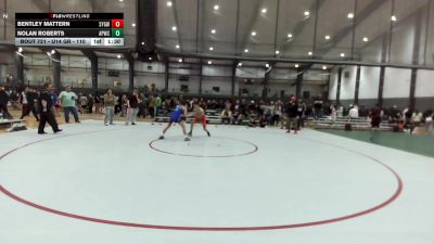 U14 GR - 110 lbs 2nd Place Match - Bentley Mattern, Scrap Yard Garage Wrestling vs Nolan Roberts, All-Phase Wrestling Club