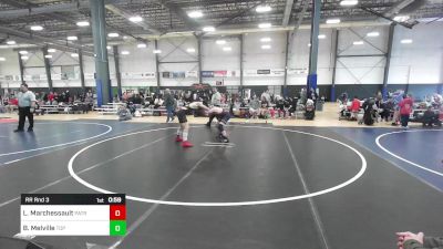 137 lbs Rr Rnd 3 - Leonardo Marchessault, Patriot Mat Club vs Brody Melville, Top Fuelers WC