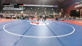 140 lbs Champ. Round 1 - Natalie McKillop, Thunder Basin vs Tawny Bertolini, Greybull/Riverside