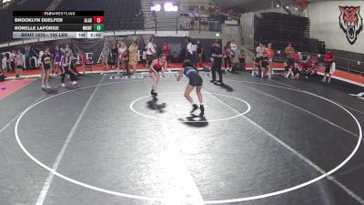 105 lbs Champ. Round 5 - Brooklyn Duelfer, Alaska vs Ronelle Laforge, Montana