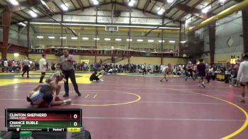 138 lbs Cons. Round 3 - Clinton Shepherd, Crown Point vs Chance Ruble, Seckman