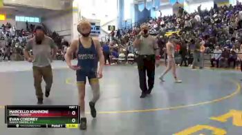 120 lbs Cons. Semi - Marcello Ioannoni, Caravel Academy vs Evan Cordrey, Sussex Central H S