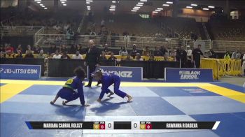 Rawanna R Dasilva vs Mariana Cabral Rolszt 2025 Pan Jiu Jitsu IBJJF Championship