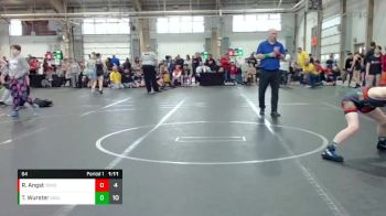 84 lbs Round 3 (8 Team) - Rowdy Angst, Team Missouri vs Tommy Wurster, Aggression Legionaries