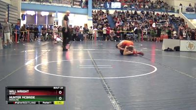 120 lbs Champ. Round 2 - Will Wright, Teton vs Hunter McBride, Ridgeline