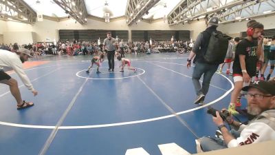 49 lbs Rr Rnd 2 - Ryan Pelletier, Smitty's Barn Red - ESC vs Cameron Avery, Rabbit Wrestling Club - ESC