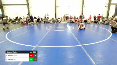 135 lbs Quarterfinal - Ethan Krazer, Gold Medal WC vs Steven Perez, Triumph Blue