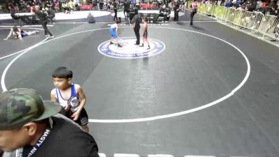 63 lbs Cons. Round 5 - Hendrix Fronhofer, Beat The Streets - Los Angeles vs Jace Jauregui, Madera Wrestling Club