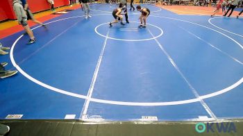 88-92 lbs 3rd Place - Damien Feliciano, Claremore Wrestling Club vs Jaikob Yaffe, Owasso Takedown Club