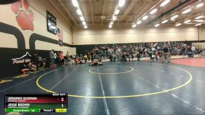 132C Round 2 - Jesse Brown, Greybull/Riverside vs Jerardo Guzman, Natrona County