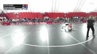 106 lbs Cons. Round 2 - Wyatt Jacobs, Maverick Training Center vs Colton Midtling, Victory School Of Wrestling