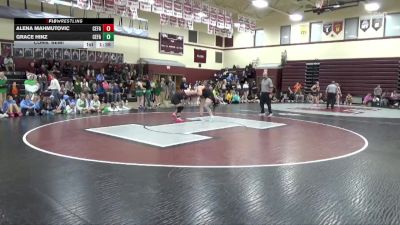 JV-25 lbs Cons. Semi - Alena Mahmutovic, Cedar Falls vs Grace Hinz, Cedar Falls