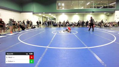 65 lbs Quarterfinal - Quentin Neal, MO vs Jett Sidun, PA