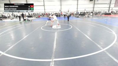 132 lbs Round Of 128 - Beau Crawford, LA vs Declan Fagan, CT