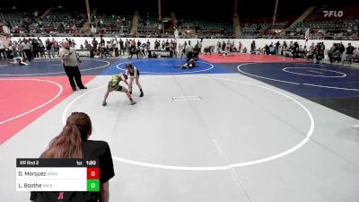 89 lbs Rr Rnd 2 - Diego Marquez, Grant County Elite WC vs Landen Boothe, NM Beast