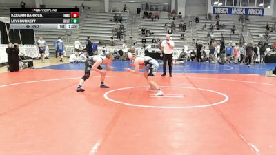 126 lbs Rr Rnd 1 - Keegan Barrick, TNWC Black - HSB vs Levi Burkett, Team Shutt NXT GEN - HSB