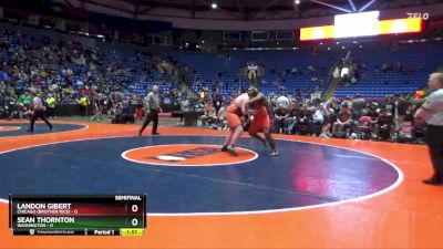 285 lbs Semis & 1st Wrestleback (8 Team) - Landon Gibert, Chicago (Brother Rice) vs Sean Thornton, Washington