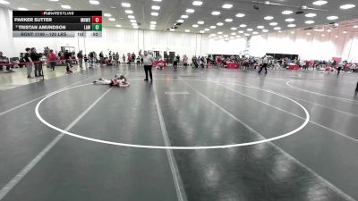 120 lbs 5th Place Match - Tristan Amundson, LaCrosse Area Wrestlers vs Parker Sutter, Mt. Horeb Wrestling Club