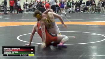 165 lbs Semifinal - Andrew Supers, Baldwin Wallace vs Teagan Hendricks, Ohio Northern