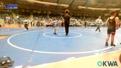 64 lbs Quarterfinal - Brock Glass, Coweta Tiger Wrestling vs Brody Harris, Bartlesville Wrestling Club