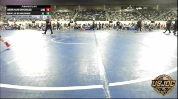 155 lbs Quarterfinal - Abraham Gonzales, ALL AMERICAN WRESTLING CLUB vs Rawlie Schultheis, JRG Wrestling