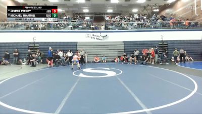 110 lbs Cons. Round 3 - Michael Trammel, Fighting Squirrels Wrestling Club vs Jasper Tverdy, All In Wrestling Academy