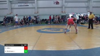 152-C lbs Consi Of 16 #2 - Zak Iobe, MI vs Sawyer Dickinson, NY