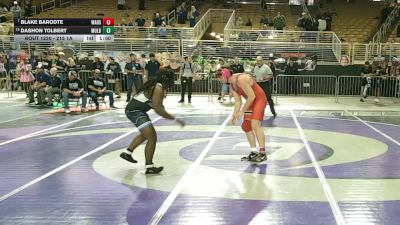 215 1A Cons. Round 1 - Blake Barodte, Wakulla Hs vs Dashon Tolbert, Mulberry
