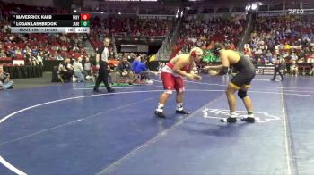 1A-285 lbs Cons. Semi - Logan Lashbrook, Janesville vs Maverrick Kalb, Treynor