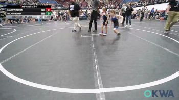 49 lbs Round Of 32 - Liam Walton, Blue Devil Wrestling vs Silas Boyd, Harrah