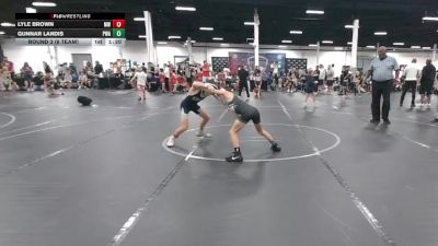 72 lbs Round 3 (6 Team) - Lyle Brown, Mat Warriors vs Gunnar Landis, Parabellum WA