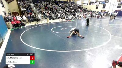 121 lbs Consi Of 16 #2 - Alijah Mohanna, Cincinnati La Salle vs Tigh Coyle, Malvern Prep