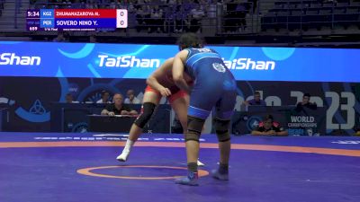 68 kg Qualif. - Meerim Zhumanazarova, Kyrgyzstan vs Yanet Ursula Sovero Nino, Peru