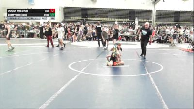 69 lbs Rr Rnd 7 - Logan Mission, All I See Is Gold Academy Stars - ESC vs Jimmy DiCicco, Wrecking Crew Wrestling Academy - ESC