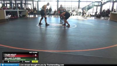 J-18 lbs Round 1 - Tyler Holst, Hammerin Hawks vs William Clausen, Benton Community Wrestling Clu