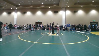 95 lbs Champ. Round 1 - Aleeya Dreshman, Mac Wrestling Club vs Ivy McKinney, Lions Den Wrestling Club