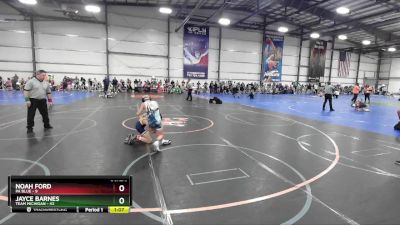 88 lbs Rd# 4- 2:00pm Friday Final Pool - Jayce Barnes, Team Michigan vs Noah Ford, PA Blue