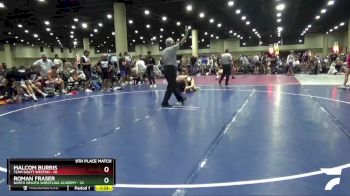 215 lbs Placement Matches (32 Team) - Malcom Burris, Team Shutt Weston vs Roman Fraser, North Desoto Wrestling Academy