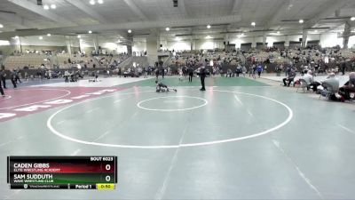 80 lbs Cons. Round 3 - Caden Gibbs, Elite Wrestling Academy vs Sam Sudduth, Wave Wrestling Club