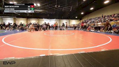 76 lbs Consi Of 8 #2 - Rudy McAllister, Juggernaut Wrestling Club vs Javon Dean, TexaSports Wrestling Club