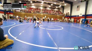 55 lbs Rr Rnd 1 - Luca Daniels, Winfield Youth Wrestling vs Brody Boyd, Team Tulsa Wrestling Club