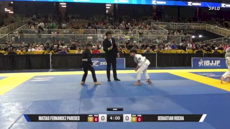 Sebastian Rocha vs Matias Fernandez Paredes 2025 Pan Kids Jiu-Jitsu IBJJF Championship