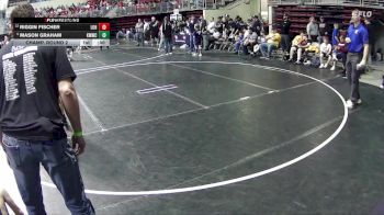 140 lbs Champ. Round 2 - Mason Graham, Kearney MatCats Wrestling Club vs Riggin Fischer, League Of Heroes